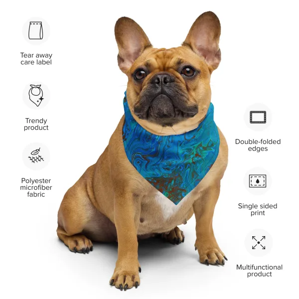 The Meg Attacks - All-over print bandana - Image 5