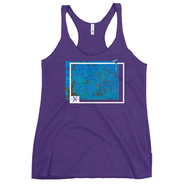 The Meg Attacks - Women's Racerback Tank - Image 15