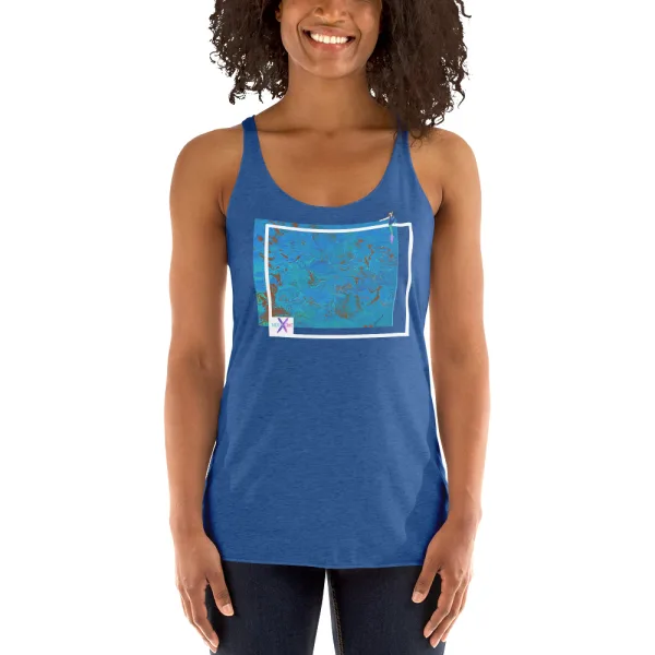 The Meg Attacks - Women's Racerback Tank - Image 11